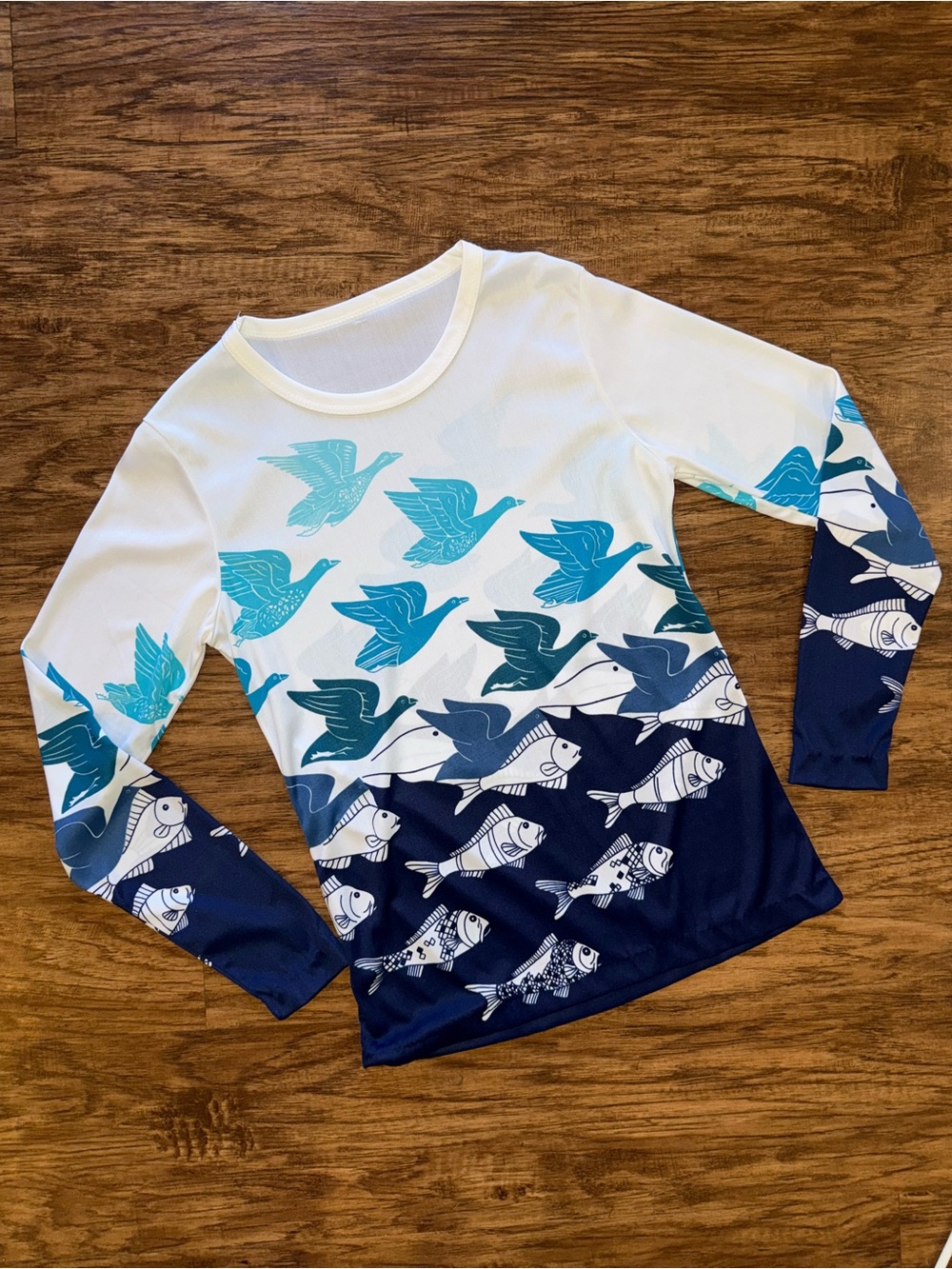 Vintage 1970s novelty print top